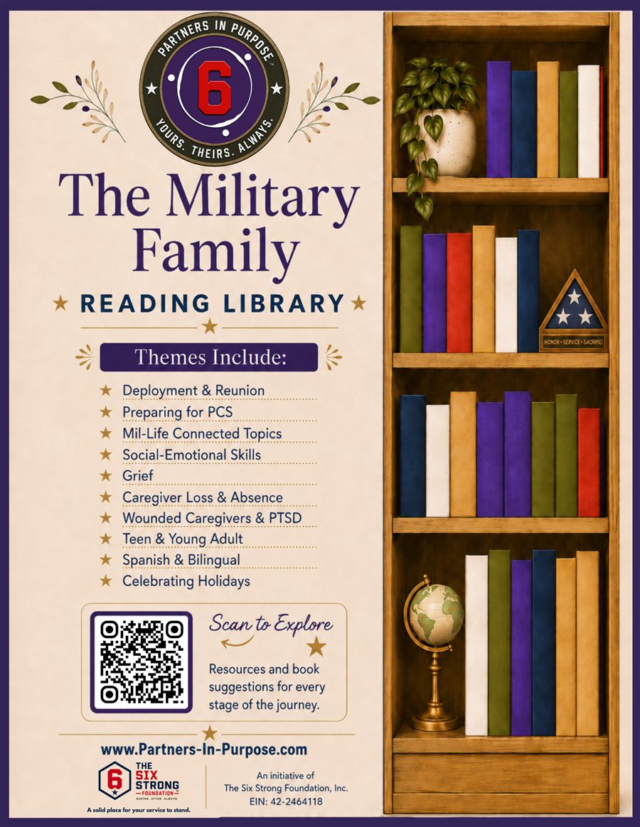 The Military Family Reading Library flyer.